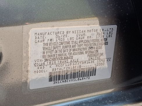 New 2025 Nissan Versa SV w/ Electronics Package image 10