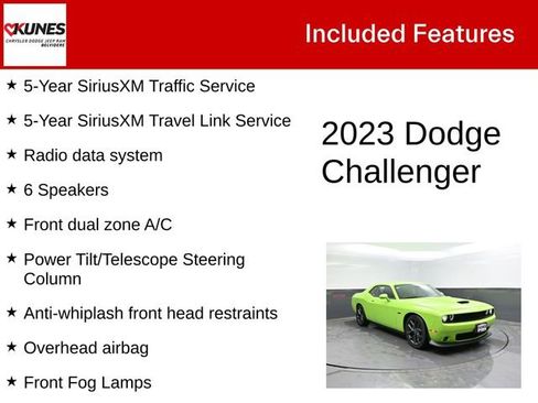 Used 2023 Dodge Challenger R/T w/ Plus Package RWD image 4