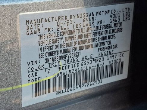 Certified 2023 Nissan Sentra SR FWD image 25