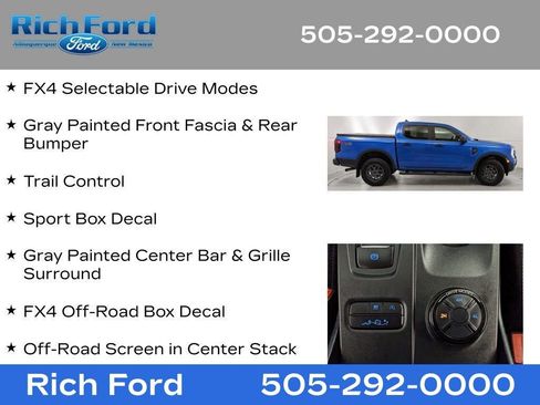 Certified 2025 Ford Ranger XLT w/ FX4 Off-Road Package AWD/4WD image 38