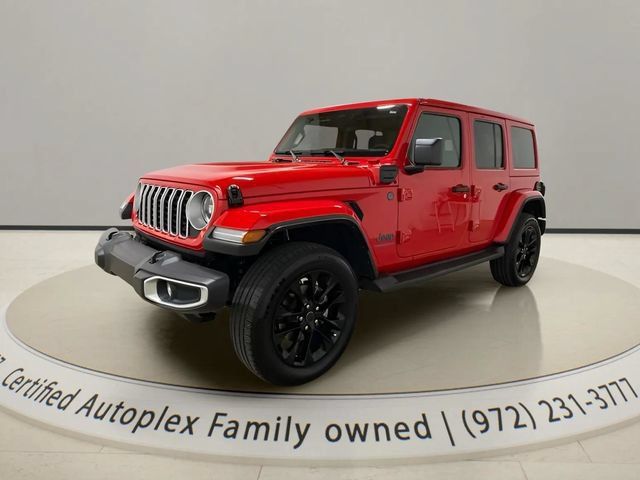 Used 2025 Jeep Wrangler Unlimited Sahara w/ Safety Group AWD/4WD image 1