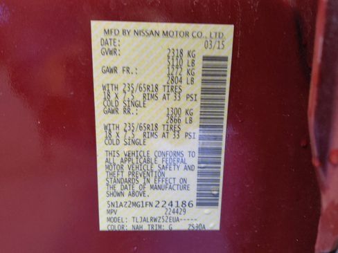 Used 2015 Nissan Murano SL w/ Cargo Package image 33