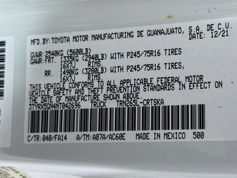 Used 2022 Toyota Tacoma SR image 36