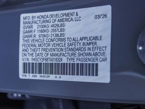 New 2026 Honda Accord EX-L image 24