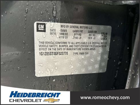 Used 2016 Chevrolet Malibu LT w/ Leather Package image 10