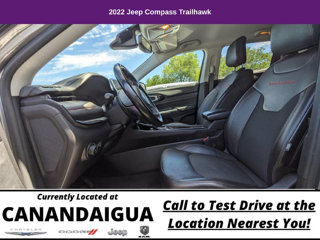 Used 2022 Jeep Compass Trailhawk w/ Trailhawk Convenience Group AWD/4WD image 9