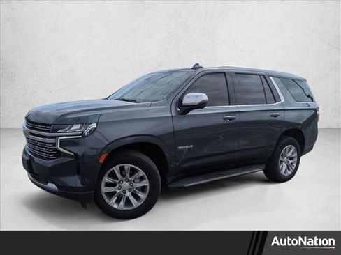 Used 2021 Chevrolet Tahoe Premier w/ Premium Package RWD image 1