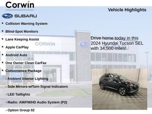 Used 2024 Hyundai Tucson SEL w/ Convenience Package image 6