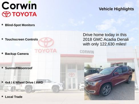 Used 2018 GMC Acadia Denali AWD/4WD image 6