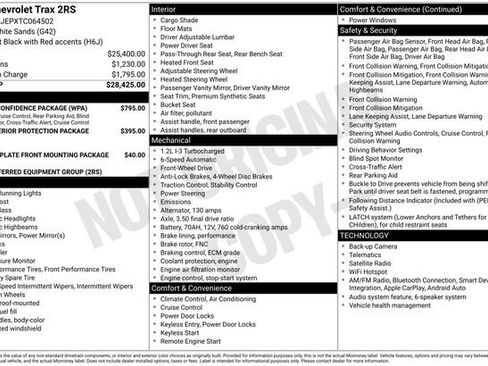 Used 2026 Chevrolet Trax RS w/ Driver Confidence Package FWD image 31