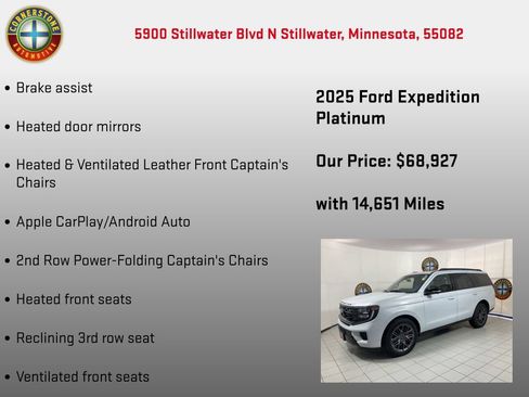 Used 2025 Ford Expedition Platinum w/ Stealth Performance Package AWD/4WD image 20