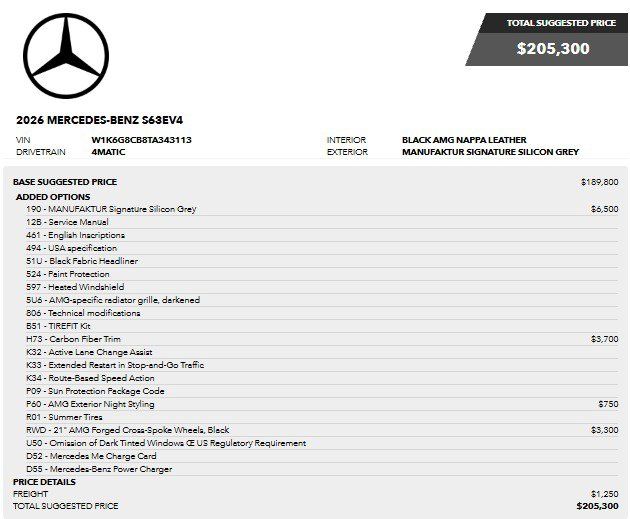 Used 2026 Mercedes-Benz S 63 AMG S image 4
