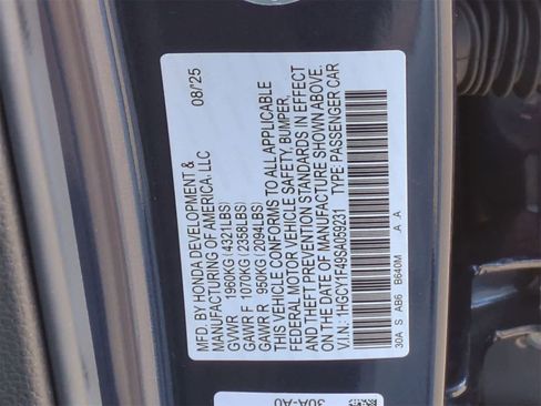 New 2025 Honda Accord SE image 41