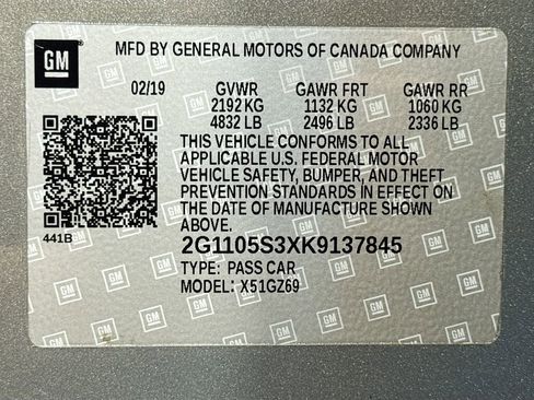 Used 2019 Chevrolet Impala Premier w/ Premier Confidence Package FWD image 25