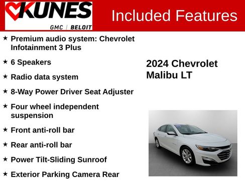 Used 2024 Chevrolet Malibu LT image 3