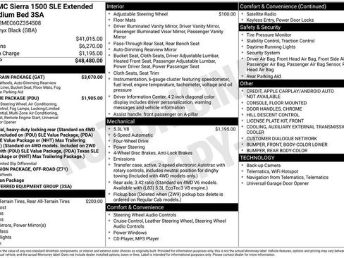 Used 2016 GMC Sierra 1500 SLE w/ All-Terrain Package image 7