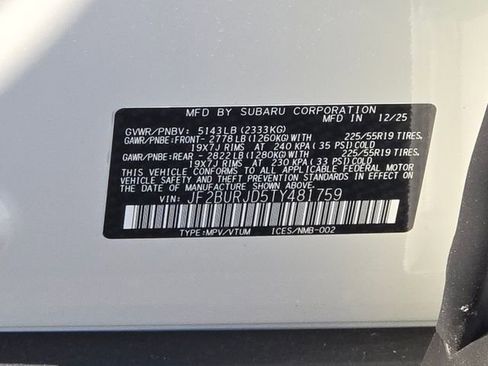 New 2026 Subaru Outback Touring XT AWD/4WD image 16