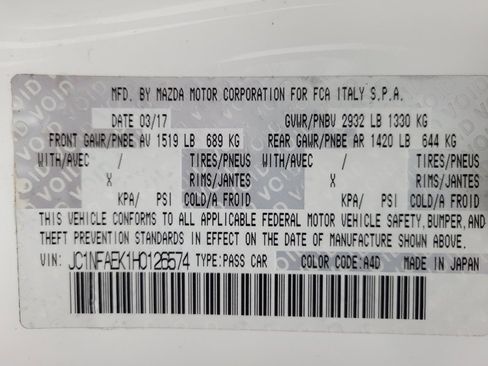 Used 2017 FIAT 124 Spider Classica image 33