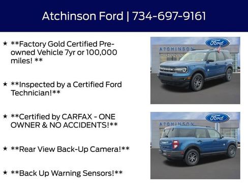 Certified 2023 Ford Bronco Sport Big Bend w/ Convenience Package image 4