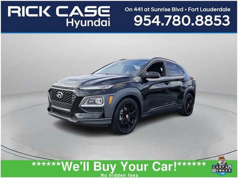Certified 2021 Hyundai Kona Night w/ Cargo Package image 1