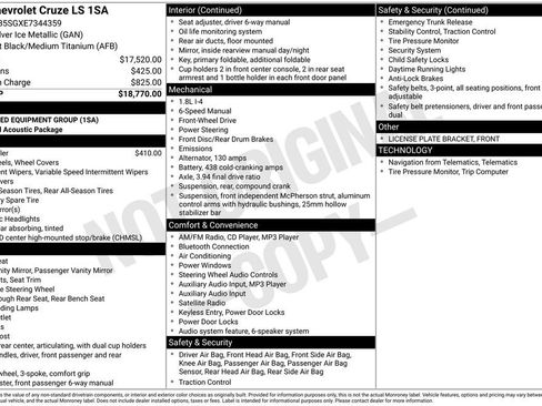 Used 2014 Chevrolet Cruze LS image 15