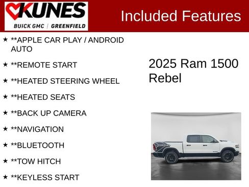 Used 2025 RAM 1500 Rebel AWD/4WD image 2