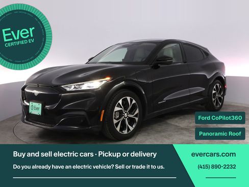 Used 2021 Ford Mustang Mach-E Premium RWD image 1