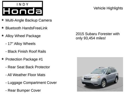 Used 2015 Subaru Forester 2.5i w/ Alloy Wheel Package AWD/4WD image 7