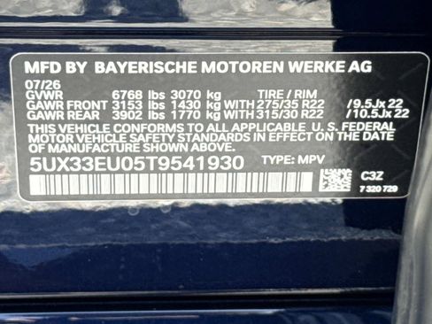 New 2026 BMW X5 M60i AWD/4WD image 30