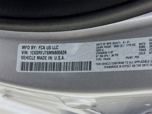 Used 2021 RAM 1500 Laramie w/ Sport Appearance Package image 31