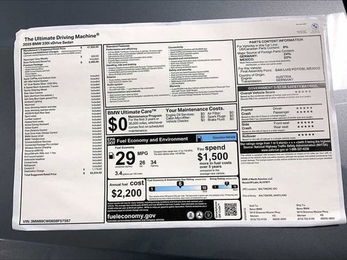 New 2025 BMW 330i xDrive Sedan w/ Premium Package image 22