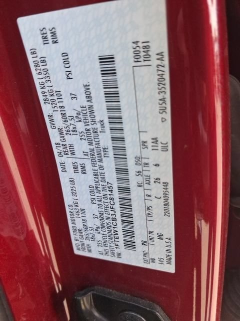 Used 2018 Ford F150 XLT w/ Equipment Group 302A Luxury RWD image 9