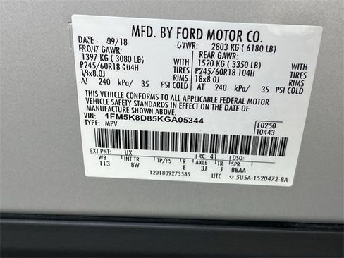 Used 2019 Ford Explorer XLT image 32