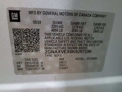 Used 2019 Chevrolet Equinox LT AWD/4WD image 33