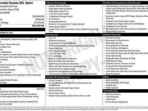 New 2026 Hyundai Sonata SEL image 27