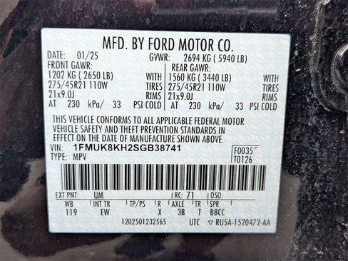 Used 2025 Ford Explorer ST-Line w/ ST-Line Street Pack image 23