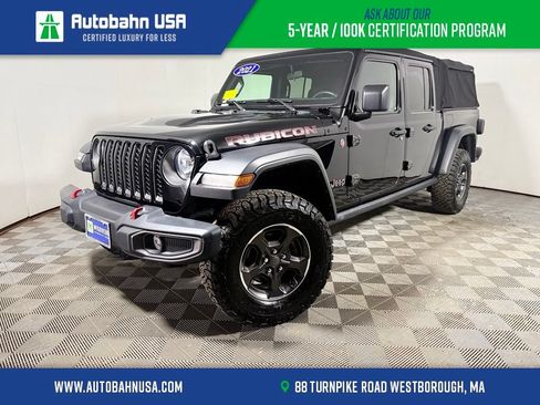 Used 2021 Jeep Gladiator Rubicon w/ Trailer Tow Package AWD/4WD image 1