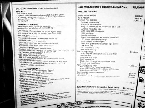 New 2025 Audi S5 Premium Plus image 36