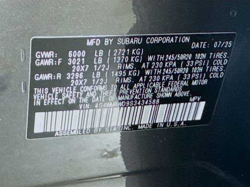 Certified 2025 Subaru Ascent Bronze Edition image 42