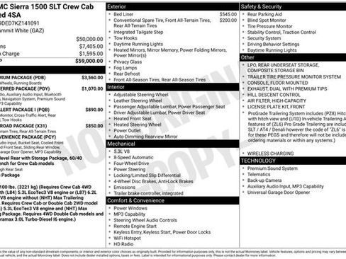 Used 2019 GMC Sierra 1500 SLT w/ SLT Premium Package image 29