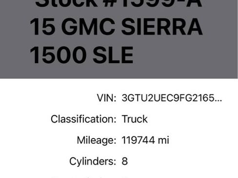 Used 2015 GMC Sierra 1500 SLE w/ SLE Value Package AWD/4WD image 20