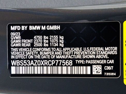 Used 2024 BMW M4 Coupe w/ M Driver's Package RWD image 77