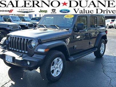 Certified 2022 Jeep Wrangler Unlimited Sport w/ Sun And Sound Package