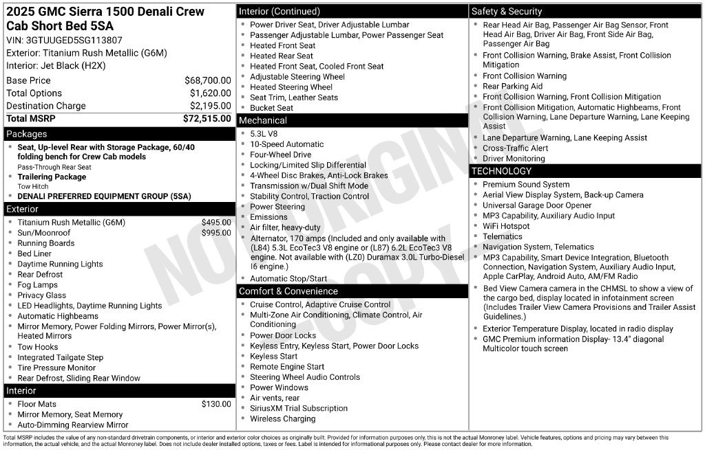 Used 2025 GMC Sierra 1500 Denali AWD/4WD image 31