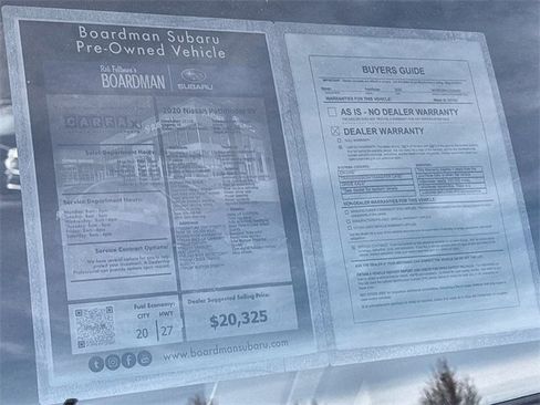 Used 2020 Nissan Pathfinder SV w/ Cargo Package image 28