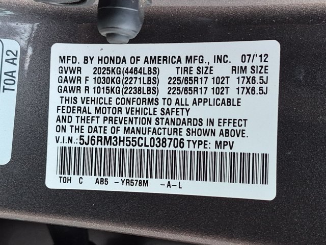 Used 2012 Honda CR-V EX image 25