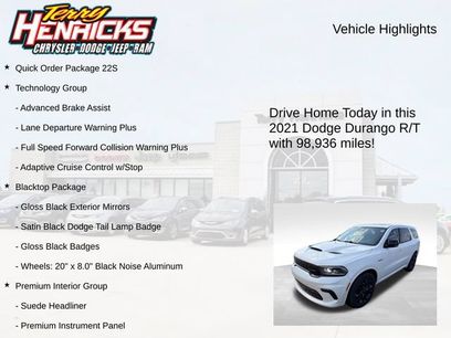 Used 2021 Dodge Durango R/T w/ Technology Group