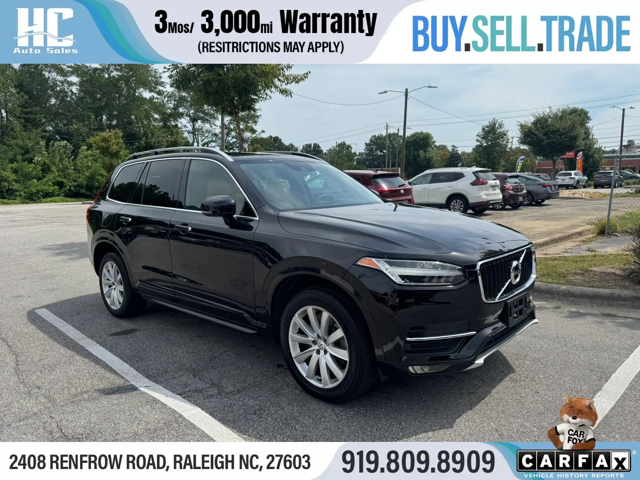 Used 2016 Volvo XC90 T6 Momentum w/ Momentum Plus Package AWD/4WD image 7