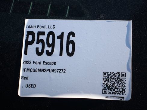 Certified 2023 Ford Escape ST-Line w/ Tech Pack #1 FWD image 30