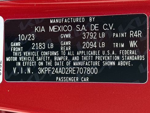 Used 2024 Kia Forte LXS FWD image 32